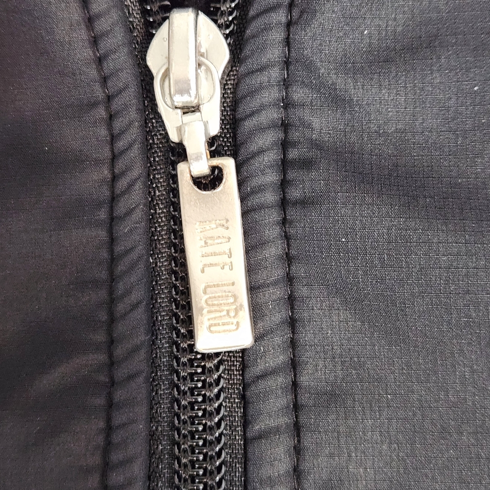 Kate Lord Golf Windbreaker Fleece Black Quarter Zip Jacket S Everyday Athletic - Picture 4 of 9